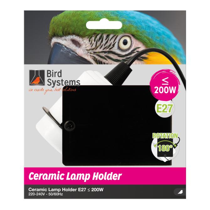 Ceramic Lamp Holder E27 Bird UK
