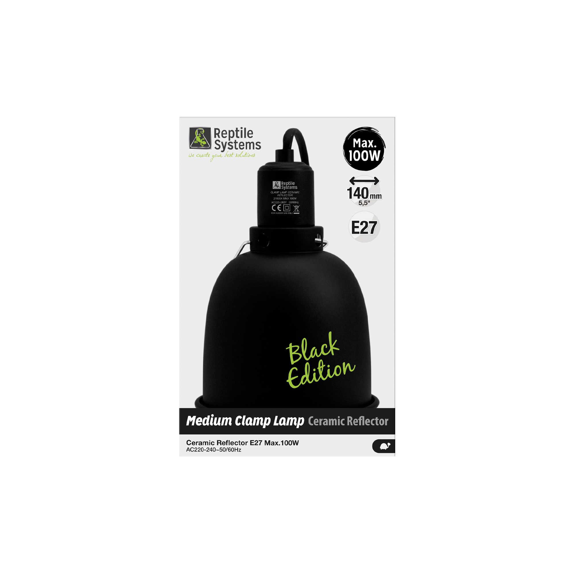 Clamp Lamp Black Edition UK