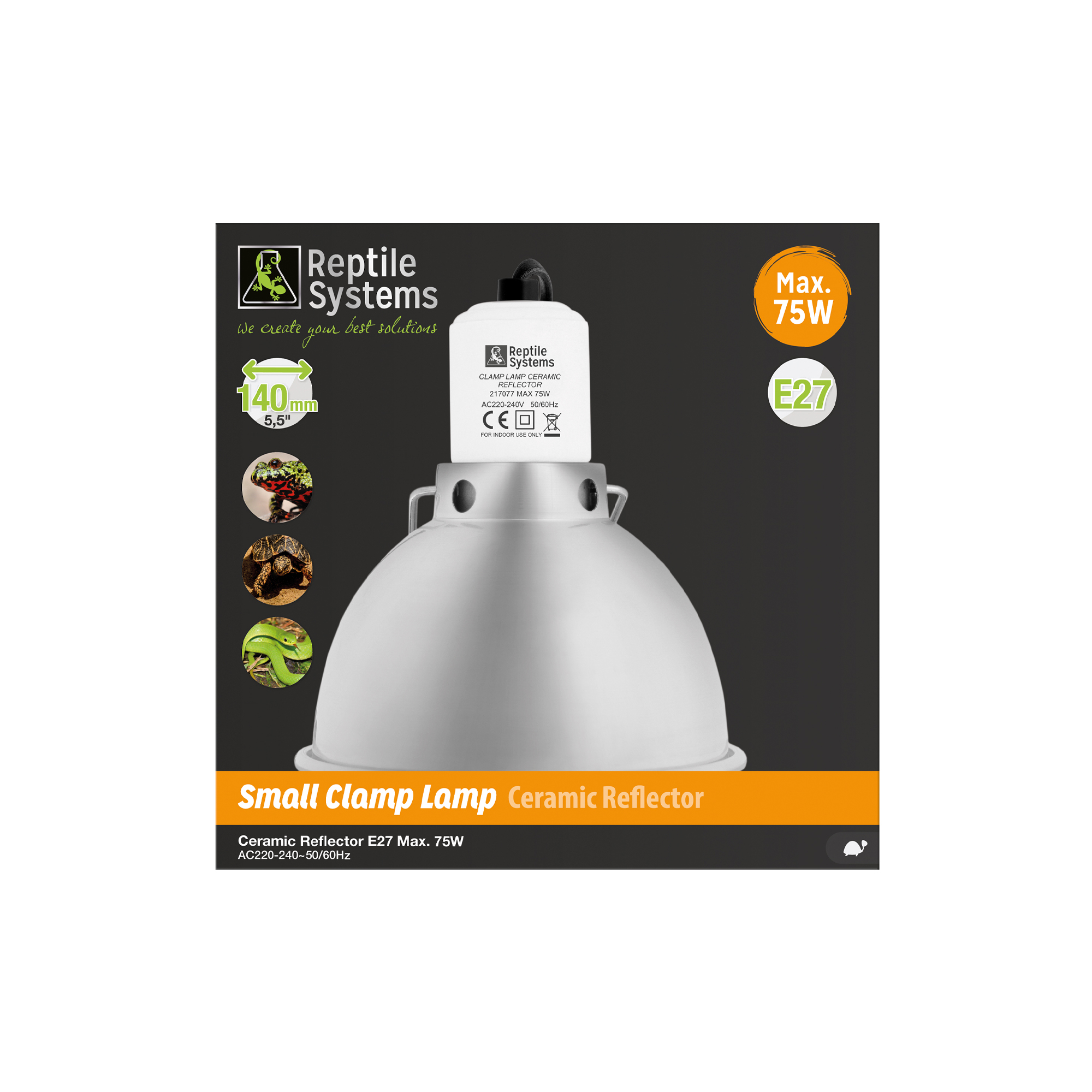 Clamp Lamp Silver UK