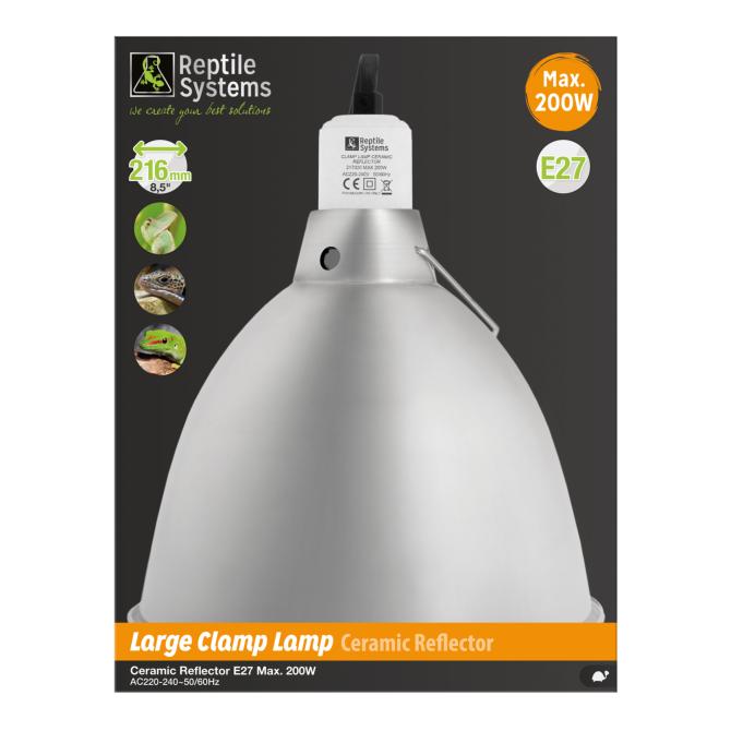 Clamp Lamp Silver UK