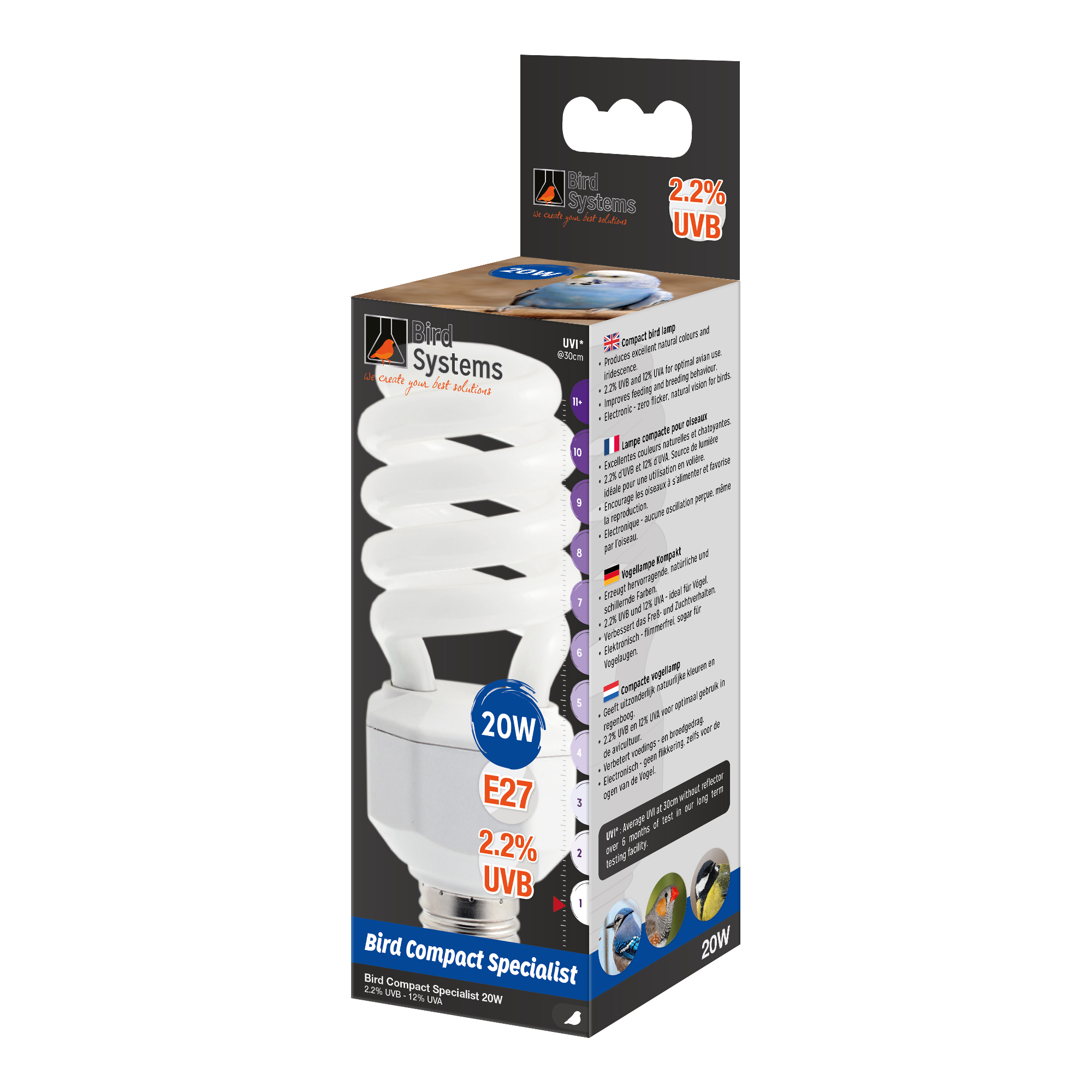 Bird Compact Specialist 2.2% UVB