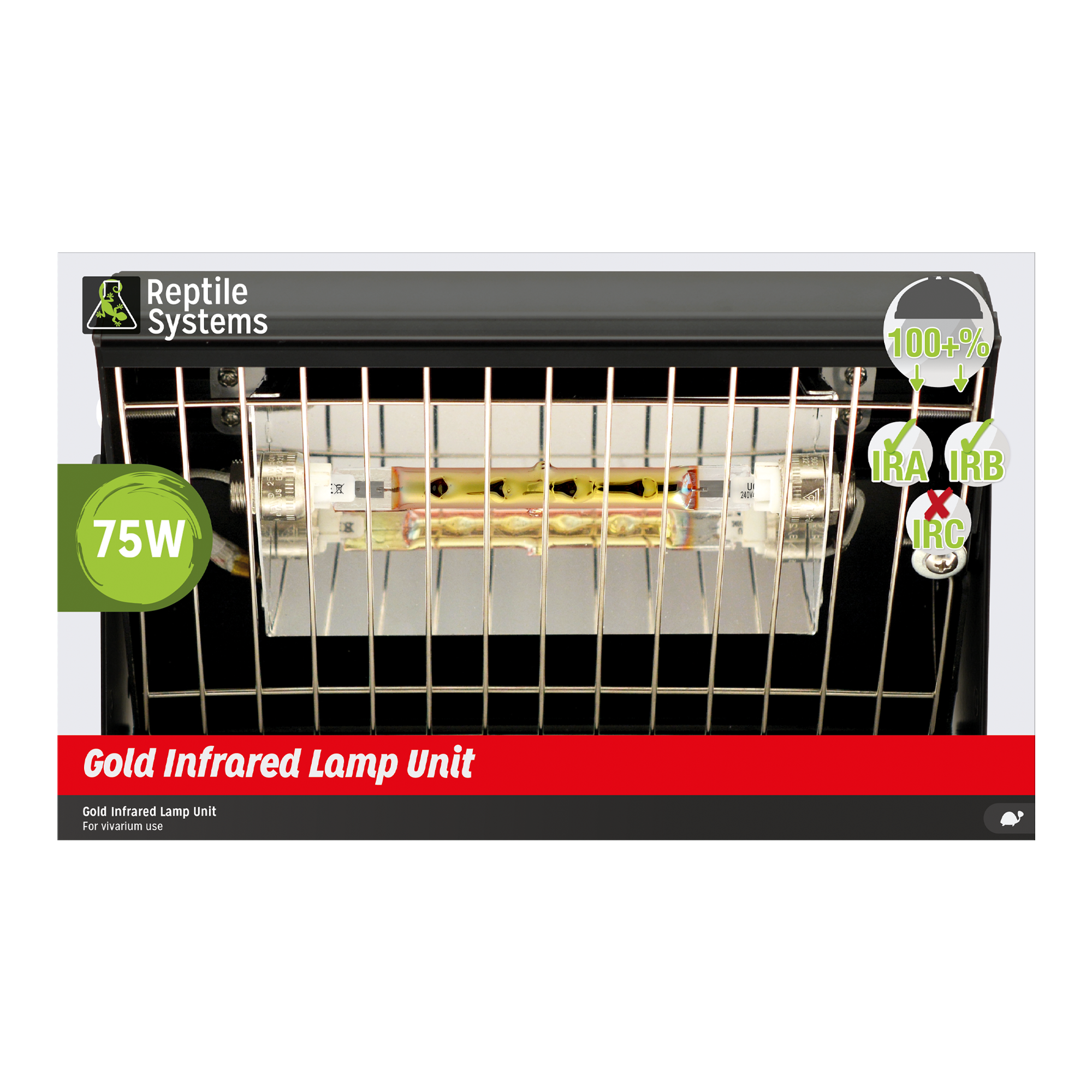 Gold infrared lamp unit UK